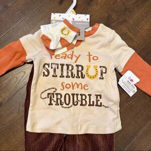 Baby boy cowboy outfit from Buc-ee’s